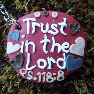 Spiritual key chain (Psalms 118:8)
